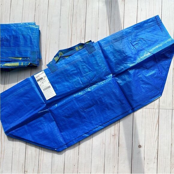 NWT IKEA Frakta Shopping Bag Large Size Sturdy Grocery Laundry Durable - 4 Packs - Picture 4 of 10